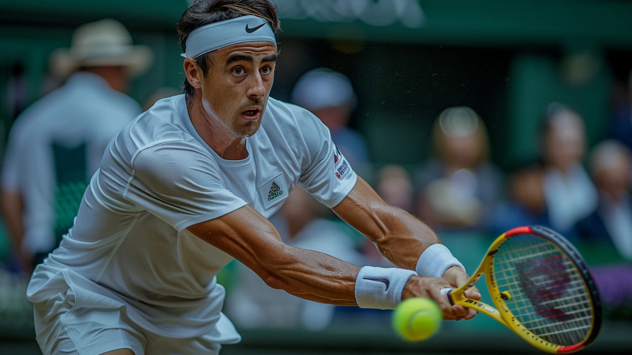 Francisco Comesaña sorprende en Wimbledon con histórica victoria sobre Andrey Rublev