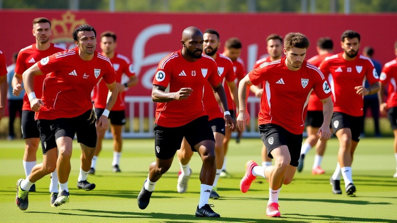 Sevilla FC entrena: Azpilicueta vuelve y tres bajas antes del Rayo