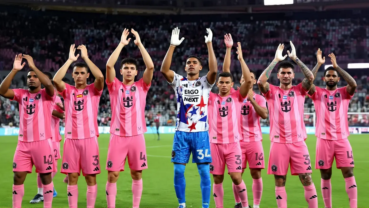 Inter Miami golea 6-4 a Philadelphia; Messi sale con lesión muscular